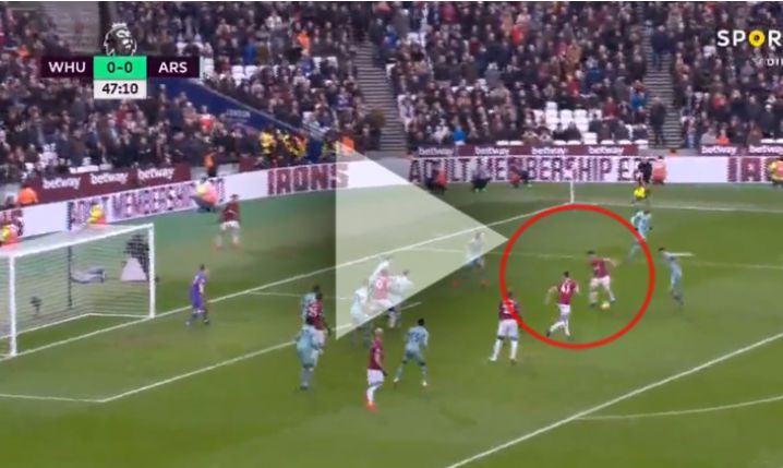 Nasri asystuje przy golu Rice z Arsenalem! 1-0 [VIDEO]